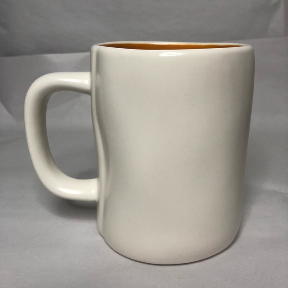 🆕 Rae Dunn "RISE AND SHINE" Mug With Orange🟠 Interior (RARE) - Picture 5 of 6